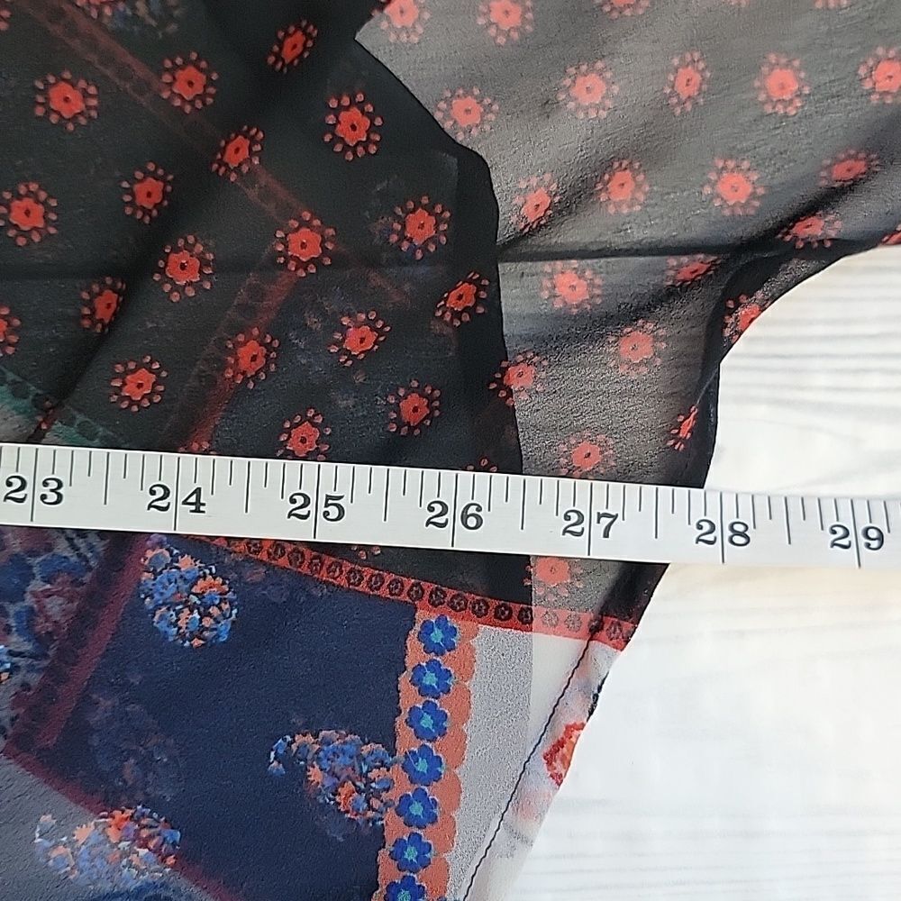 Paradigma sheer kimono cover up multicolored Women's Size L - Picture 11 of 11